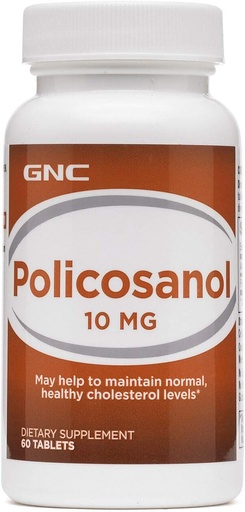 [BRSWIGYRB4CG2GY3] GNC Policosanol 10 mg, 60 tabletta, Fenntartja a normál, egészséges koleszterin szintek