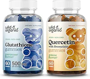 [BRSRAGL7PNYRQEI3] Wild & Organic Glutathione Gummies & Quercetin Gummies