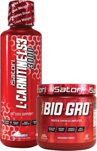 [BRSRA233CMHBQFYY] iSatori Bio-GRO Protein Syntheis Amplifier L-Carnitine LS3 3000 Bombsicle Flavor