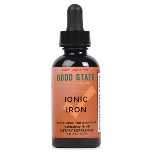 [BRSWIFQTOABRUGD2] Good State Liquid Ionic Iron Ultra Concentrate (10 drops equals 2 mg - 100 servings per bottle)