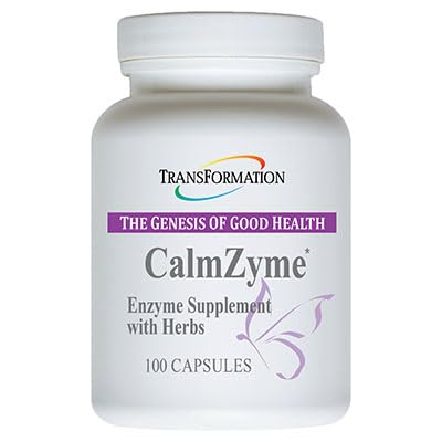[BRSWIFALBR6RS33E] Transformation The Genesis of Good Health Enzymes CalmZyme Supplement with Enzymes & Herbal Blend, Maximize Digestion of Nutrients, Production of Energy & Aid in Immune Support, 100 Capsules