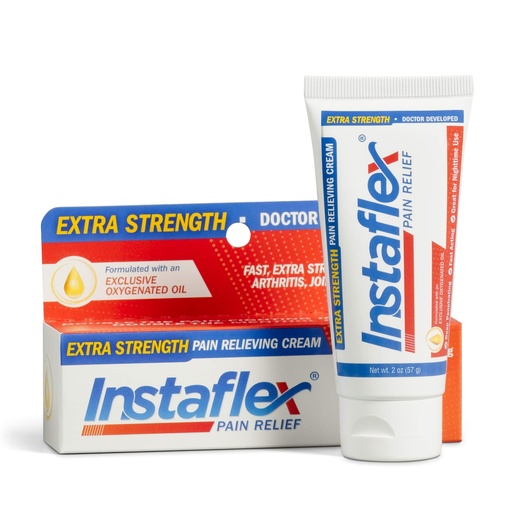 [BRSWGAYLO4DQOHYZ] Healthy Directions Instaflex Extra Strength Pain Relief Cream, with 2X the Pain-Fighting Ingredients, Rubs Out Your Toughest Muscle & Joint Pain (2 oz)
