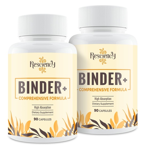[BRSRAZD7CAFAOHT7] Resciency Detox Binder Supplement - Activated Charcoal, Zeolite, Bentonite Clay, Milk Thistle, Proprietary Blends - Liver & Gut, Max Absorption, 180 Vegan Capsules