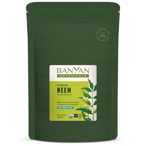 [BRSWIFQ7ON4GIGA5] Banyan Botanicals Neem Powder – Organic Neem Leaf Supplement (Azadirachta Indica) – for Skin Health, Immune Support, and Natural Detoxification* – 1 lb. – Non-GMO Sustainably Sourced FFL Fair Trade