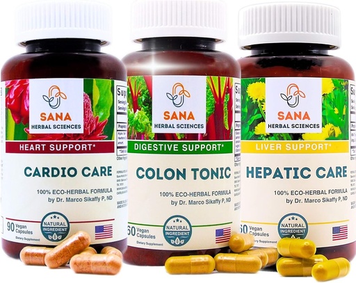 [BRSRAAYPOUMB6E3J] Full Body 15 Day Detox with 15 Organic Herbs | Colon Cleanse, Artery Plaque Removal, Liver Cleanse | All-Natural Wellness Supplement | Easy-to-Swallow Capsules | by Dr. Marco Sikaffy