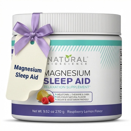 [BRSWYZABDN7QYCQY] Magnesium Sleep Night Time Powder - Magnesium Citrate, Magnesium Glycinate with Melatonin, L-Theanine and GABA Sleep Aid, Natural Sleep Supplement, Vegan, Gluten-Free, Raspberry Lemon Flavor