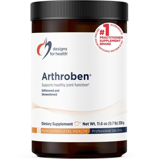 [BRSWIHQCDEJWYYD2] Designs for Health Arthroben Unflavored/Unsweetened - Collagen Peptides Powder + Botanicals to Help Support Healthy Joints - Peptides Drink Mix, Non-GMO (30 Servings / 330g)