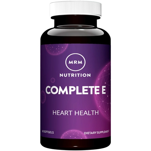 [BRSWIYT3PMMQEED4] MRM Nutrition Complete E - For Women & Men - Vitamin E Complex with Mixed Tocopherols, Tocotrienols, Vitamin C & CoQ-10, Antioxidant Support for Heart, Skin, and Cellular Health - 30 Servings