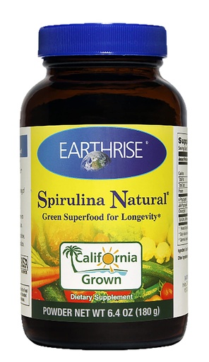 [BRSWIYTYOUMA4FT6] EARTHRISE Spirulina Powder 180 Gram, 0.01 Pounds