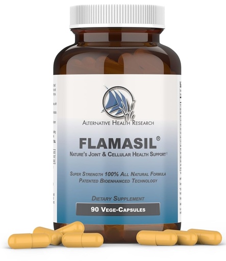 [BRSWGZ34CMBAGYI2] Flamasil™- for Healthy Inflammation Response* | Multi-Herbal Pain Reliever* and Joint Aid | Bio-Enhanced Turmeric, Boswellia, Resveratrol, and More | 13-in-1 Superfood Antioxidants | 30-Day Supply