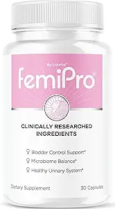 [BRSRAGL6AQCQ23T6] LIVORKA FemiPro Bladder Control Pills - Original FemiPro Capsules, Femi Pro Bladder Control Support Supplement, Probitic FemiPro Pills for Overall Health and Wellness Reviews, 30 Capsules for 1 Month