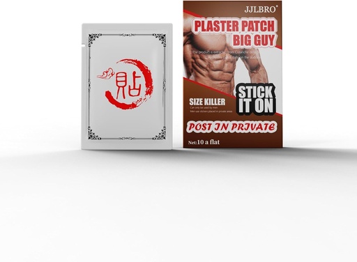 [BRSRAAT6CEPAI2DZ] 10 Extra Strength Men's Enlargement External Patches – Boost Size, Energy, Performance & Endurance for Thicker, Stronger Results