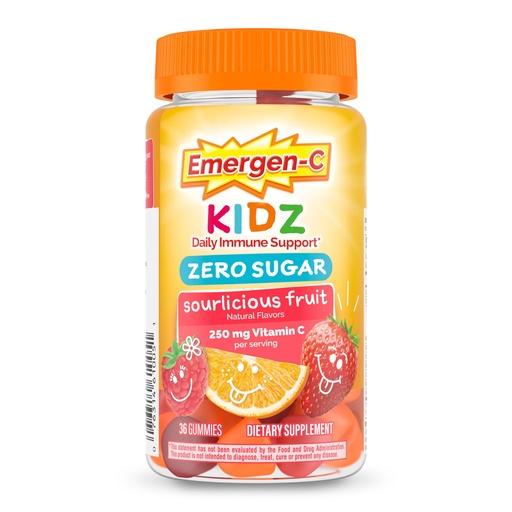 [BRSROCTRBUNGACLK] Emergen-C Zero Sugar Immune Support Kidz Gummies 36 Count