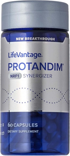 [BRSWYZQRPMBB623L] LifeVantage Protandim NRF1 Synergizer, NRF1 Activator voor Cellulaire Gezondheid, Functie, ATP Productie, Mitochondriale Supplementen voor Energie, Vitaliteit & Veroudering Ondersteuning, 60 Capsules
