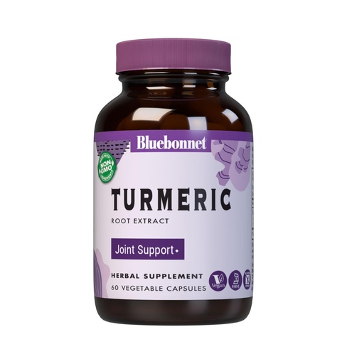 [BRSWIYD4CJ7Q4HTM] Bluebonnet Turmeric Root Extract Supplement, 60 Count