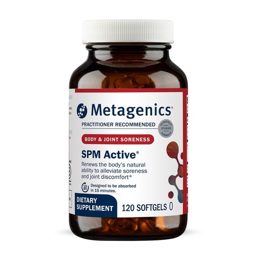 [BRSWKGA7A54QOEQV] Metagenics SPM Active - Specialized Pro-Resolving Mediators from Marine Oils - Supports Normal Inflammatory Response, Tissue Health, Joint Comfort, Immune Health - Non-GMO, Gluten-Free - 120 Softgels