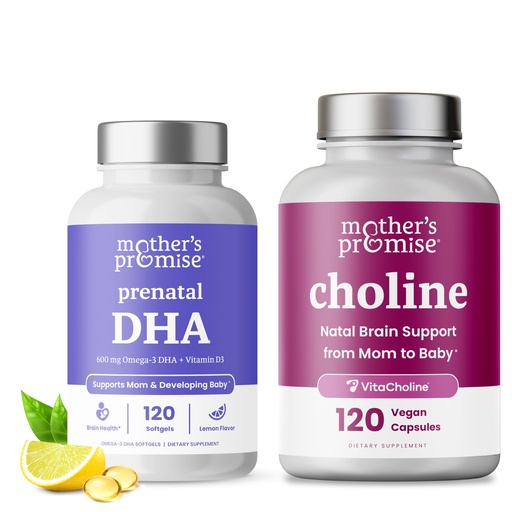 [BRSRABANAR6BAEQV] Mother's Promise Prenatal DHA & Choline Capsules Bundle