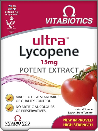 [BRSWIZL7DEIQEFTU] Ultra Lycopene Tablets - Pack of 30 Tablets