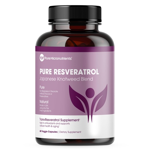 [BRSROHADOUHBMEI6] Pure Resveratrol Supplement - Extra Strength 600mg Trans-Resveratrol Per Serve - for Heart, Cognitive, Immune Health Support – Purified & Bioavailable - 60 Vegan Caps