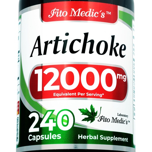 [BRSROAQCCB4B63T3] FITO MEDIC'S Artichoke Capsules 240 Count | Alcachofa Supplement