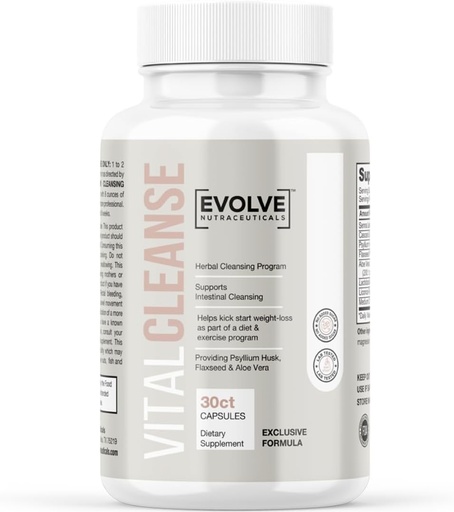 [BRSROHQBOYNAMHLG] Evolve Vital Cleanse, Natural Detox Formula, Renew Energy and Vitality, Get Vacation Ready