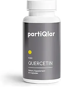 [BRSRAAQKDJ5ROCY3] Quercetin Supplement - High Purity - 500 mg per Capsule - 60 Capsules - Third Party Tested - Supports Overall Health & Well Being