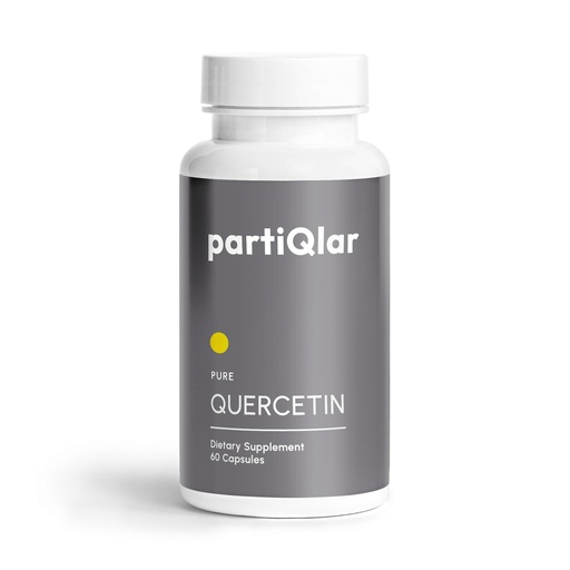 [BRSRAAQKDJ5ROCY3] partiQlar Quercetin 500mg Supplement - Immune & Sinus Support, 60 Caps