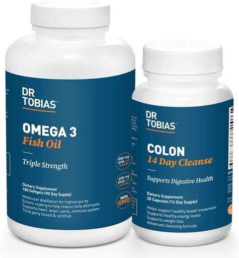 [BRSWYCADBEIGGCI4] Tiến sĩ Tobias Omega 3 Dầu cá và dầu hỏa 14 ngày để cải thiện việc sử dụng và cải thiện sức khỏe