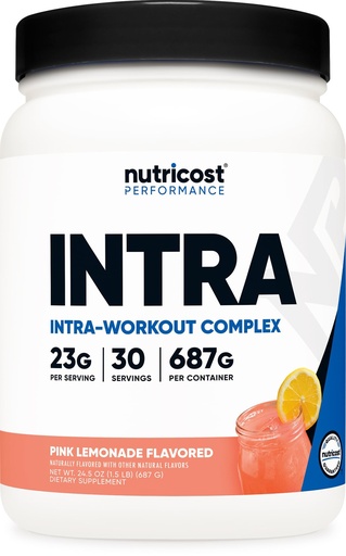 [BRSWYBIPDIJRGCDA] Nutricost Intra-Workout Powder, 30 Servings (Pink Lemonade) - Non-GMO, Gluten Free, Intraworkout Supplement