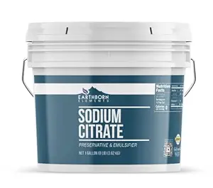 [BRSRMZT7CUHGYADP] Earthborn Elements Sodium Citrate (1 Gallon), Preservative, Emulsifier
