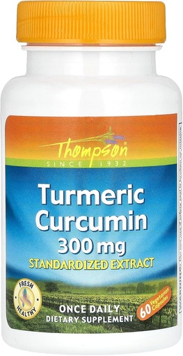 [BRSWIYQHA55AKEL6] Turmeric Extract 300mg Thompson 60 Caps