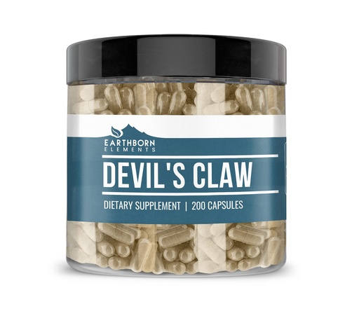 [BRSWYAD4B57BQFDZ] Earthborn Elements Devil’s Claw Extract 200 Capsules, Pure & Undiluted, No Additives