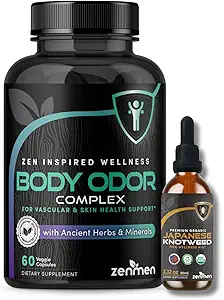 [BRSRAEIHCMBBE2D6] Zenmen Overall Wellness Bundle: Body Odor Supplement and Japanese Knotweed Tincture Bundle