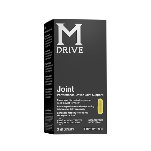 [BRSWIEIGAEBGMF3E] Mdrive Joint Support Supplement for Men - Supports Healthy Joint Function, Flexibility, Comfort & Mobility - Features UC-II Collagen, Turmeric Curcumin & Sodium Hyaluronate from Hyaluronic Acid, 30ct
