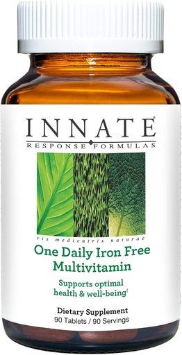 [BRSWIYIPA57RGALU] NHỮNG Công thức đáp ứng một ngày mà không có sự hỗ trợ của Iron - Iron-free Daily Multivitamin - với Bphy - Vegetarian, phi-GMO, và Kosher - sản xuất mà không có 9 Allgens - 60 Bá tước (60 phụng sự)