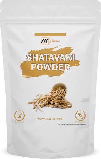 [BRSROED2OUPGA2D5] 100% Natural Shatavari/Asparagus Racemosus Powder for Health and Skin Care 0.22 LBS / 100 GMS