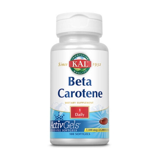 [BRSWIYT3OMAQEG3U] KAL Beta Carotene 25,000 IU Tablets, 100 Count