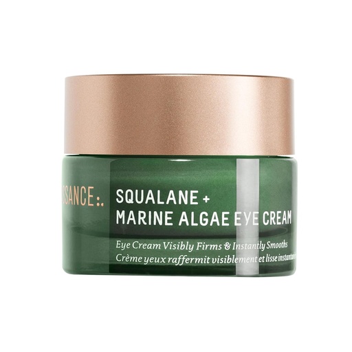 [BRSWGCY2PINA23L7] BIOSSANCE Squalane and Marine Algae Eye Cream - Anti-Aging Under Eye Cream for Fine Lines, Wrinkles, and Puffiness - Hydrating & Lifting Formula with Hyaluronic Acid and Paracress Extract - 0.5 Ounce