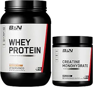 [BRSRAZQOPMMWEGT6] BARE PERFORMANCE NUTRITION BPN Whey Cinnamon Roll Protein + Creatine Bundle