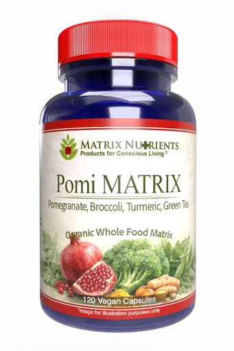 [BRSWYFT4BMPBMGY7] POMI Matrix - 10 Times Stronger Than The Competition! - Lower PSA Levels - See Our LAB Results! - 100% Natural Ingredients: Pomegranate, Green Tea, Turmeric, Broccoli - Vegan Capsules