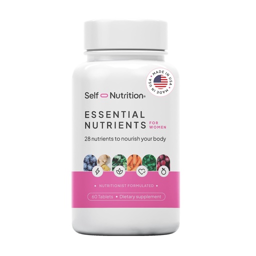 [BRSROGIFC54AGEY7] SELF NUTRITION Vegan Multivitamins for Women - Once Daily - 28 Nutrients - Boost Energy, Sleep, Hair, Skin, Nails & Reduce Cravings - Keto, Vegan, Gluten Free, Made in USA, 2-Months Supply