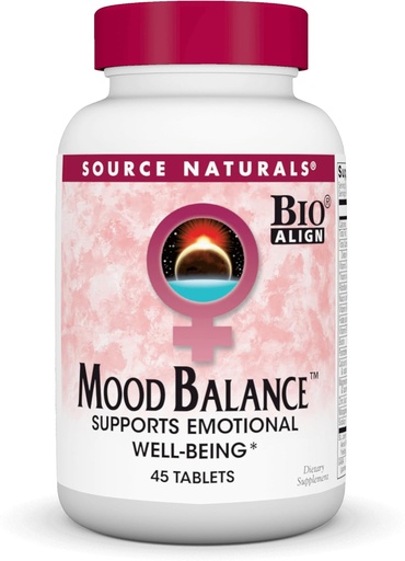 [BRSWIYQEO4HAG3TI] Source Naturals Mood Balance, Supports Emotional Well-Being* - 45 Tablets