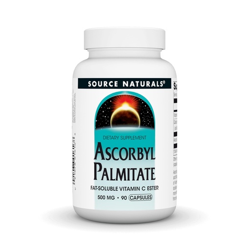 [BRSWIY3ZDEPB4HDU] Source Naturals Ascorbyl Palmitate 500mg, 90 Capsules
