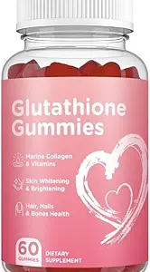 [BRSROGICA4PQKFI6] Glutathione Skin Care - Skin Brightening - Gummies Collagen - Anti-Aging L-Glutathione - Marine Collagen & Vitamins