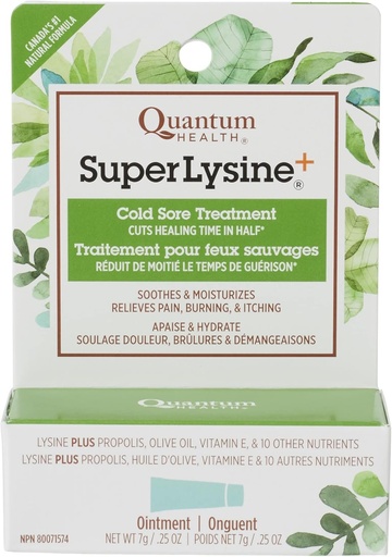 [BRSWIYYKBYJWYFDM] Quantum Super Lysine+ การรักษาด้วยน้ําเย็น Ontments (intinments) Relieves Hurry, Itchings Cuts time in Family0.25 Ounce
