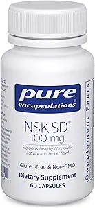 [BRSWIYDQDN5B6G3A] Pure Encapsulations NSK-SD - 100 mg Nattokinase - for Normal Blood Circulation - Supports Fibrinolytic Activity* - Gluten Free & Non-GMO - 60 Capsules