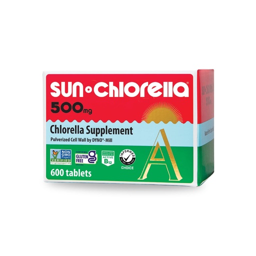 [BRSWGFQFA4FWKFI3] Sun Chlorella A Tablets - 500 mg - 600 Tablets
