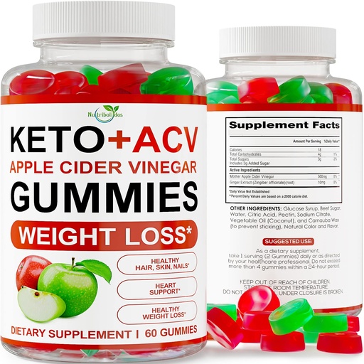[BRSROAARAAGQYDLF] Keto ACV Gummies Advanced Weight Loss - ACV Keto Gummies for Weight Loss - Keto Gummy Supplement for Women and Men - Cleanse - Detox - Apple Cider Vinegar - Made in USA
