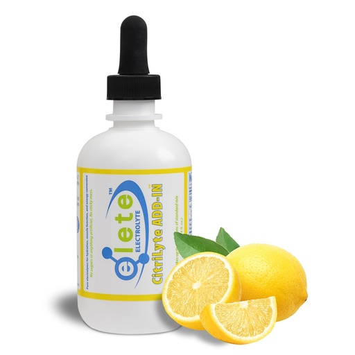[BRSROHQ2CQBGAADB] elete CitriLyte Electrolyte Add-in Hydration Drops | Sodium, Magnesium, Potassium & Trace Minerals | Slight Lemon Flavor, All Natural | Leg and Muscle Cramp Relief | 4 Ounces