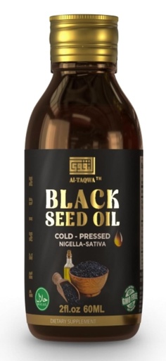 [BRSROAYBBF6RQ3IU] Black Seed Oil, Pure Virgin Black Cumin Seed Oil (Nigella Sativa) Kalonji, Cold Pressed, Unrefined, Thymoquinone, Vegan Friendly, Non GMO, Liquid 60ml